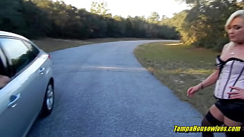 Preview 1 of Cum For My Ass Jerk Off - A Horny Housewife Gets Out to Show Herself Off in Public