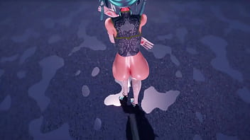 Preview 2 of 13 Cm Dick Cock - MMD R18 H I B I K A S E China Miku