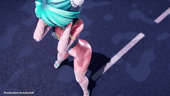 Preview 1 of 13 Cm Dick Cock - MMD R18 H I B I K A S E China Miku