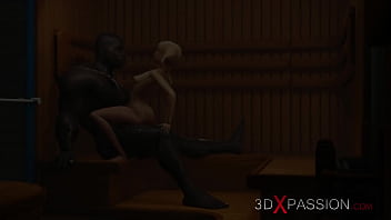 Preview 3 of Figar Haiy - Cute shy college girl dreams of being fucked by a black big cock in sauna