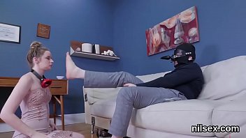 Preview 4 of Bible Black Ep - Wacky teenie is brought in anal madhouse for harsh therapy