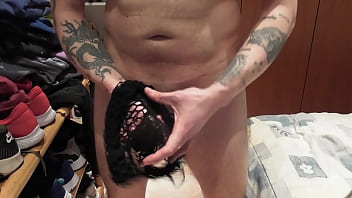 Preview 1 of Mom2 Poron Hub - I masturbate with my step mother-in-law&#039_s panties
