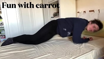 Preview 1 of Chainz Xxx - Fun with carrot