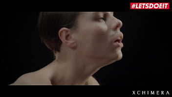 Preview 4 of Sixy Video English - LETSDOEIT - (Jessica &amp_ Celvin) Fantasy Dark Room Sex With A Craving Hot Ukrainian