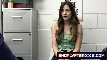Preview 1 of 3d Sbs Skinny - Security officer Justin Magnum is interrogating Natalie Brooks when he learns that she was trying to cover for a second thief,  Sia Lust.