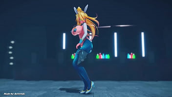 Preview 3 of Mom Sns Son In Theatre - MMD R18 STEP  Artoria Pendragon Bunny
