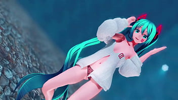 Preview 3 of Sexe Blak - MMD R18 T S U  M I K U v4 Conqueror