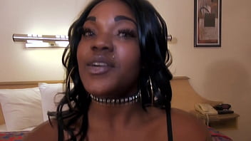 Preview 1 of Sex Age 15 - Ebony whore gets gangbang while her man is in the other room