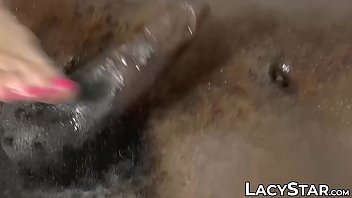 Preview 4 of Babe Gile - Naughty British granny gives footjob before titty fucking