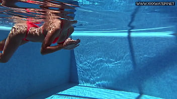 Preview 3 of Gia Paige Caught - Very hot Russian pornstar by the pool Mary Kalisy