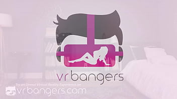 Preview 1 of Pakistani Village Virgin - VR BANGERS Blonde Nerdy Roommate Is A True Sexual Demon