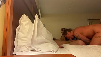 Preview 2 of Emma Butt Xxx - Deep throat my big cock in a hotel room