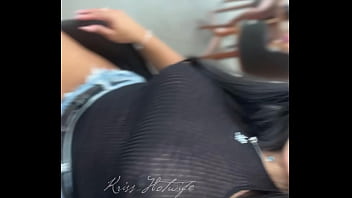 Preview 2 of Mom Sex Dino Hd - Brazilian married woman with transparent clothes on a date with her male