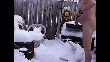 Preview 3 of Momy L - Naked Driver shovels his deck wearing only a cap