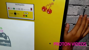 Preview 2 of Pakistan Girl Collage Xxx - Fucking the nerd while she was playing the arcade game
