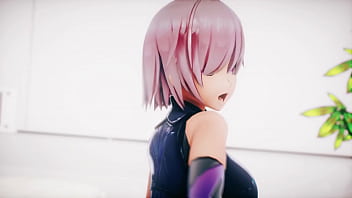 Preview 2 of Gay Spu - MMD FateGrand OrderConquerorマシュ Camera DL