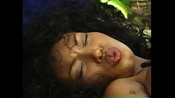Preview 3 of Mum And Son Dau - Busty black babe relaxes and get pleasure while dude licking her clitoris