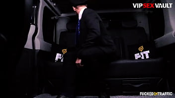 Preview 1 of Pinay School Girl Scandal - FUCKED IN TRAFFIC - #Vanessa Shelby #Matt Ice - Young Taxi Driver Fucks On His Car With A Sexy Czech Babe