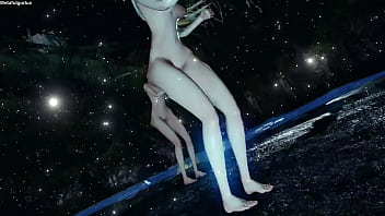 Preview 3 of Www College Girl Boy Six Video - MMD 4K Alleyne  and Nowa Cellphone Paranoia Girl