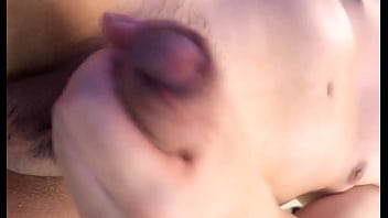 Preview 2 of Semi Big Tits - 包茎オナニー射精
