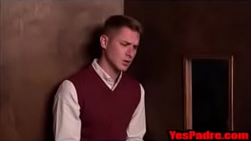 Preview 1 of Night Bhar - School Boy goes to the confessional for big cock-YesPadre.com
