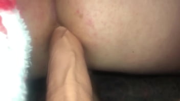Preview 3 of Fucks A Slime Squirting Dildo - Pegging