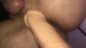 Preview 1 of Fucks A Slime Squirting Dildo - Pegging
