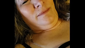 Preview 2 of Felicia Clover Gangbang - Husband catches horny MILF Jucee Hotwife playing possum to seduce BBC while husband films.   Part 2