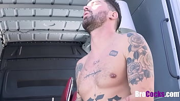 Preview 2 of Hairy Mature Ha - On The Road With My Gay Brother