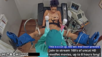 Preview 2 of Automatic Machine Sex - Human Guinea Pig Gets More Mandatory Hitachi Orgasms From Doctor-Tampa - Phoenix Rose