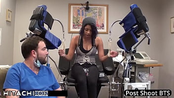 Preview 4 of Automatic Machine Sex - Human Guinea Pig Gets More Mandatory Hitachi Orgasms From Doctor-Tampa - Phoenix Rose
