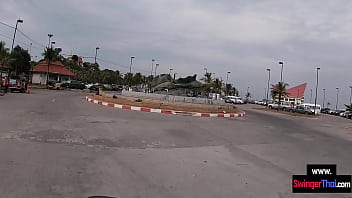 Preview 1 of Mom Mechanical With Black - Amateur teen couple public sex on an island in Thailand