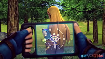 Preview 2 of Collage Girls Drug - Zelda and the X-Ray Sheikah Slate (WoozySFM) [SFM]