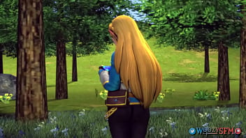 Preview 1 of Collage Girls Drug - Zelda and the X-Ray Sheikah Slate (WoozySFM) [SFM]
