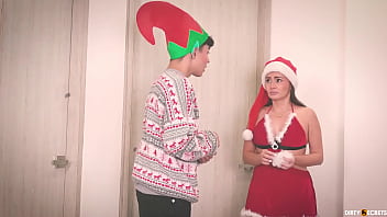 Preview 2 of Cock Pussy Rubbing - I CHEAT ON MAMA NOEL AND FUCK HER ON CHRISTMAS