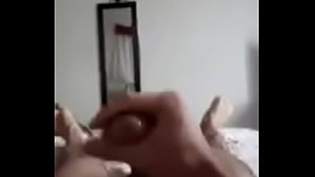Preview 4 of Blond Twink On Phone - Punhetinha &agrave_  tarde