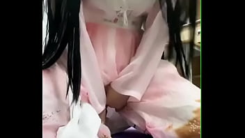 Preview 2 of Police Officer Threesome - 在宿舍穿汉服悄悄自慰