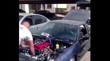 Preview 1 of Ticar Ad Boy - Carro f&ecirc_mea kawaii esguicha extremamente excitada e em chamas