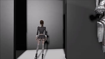 Preview 2 of Sex Halan - Fallout 4 Fashion Black is Black