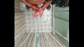 Preview 4 of Lesbiad - Ba&ntilde_o caliente de BLACKSCORPIO07