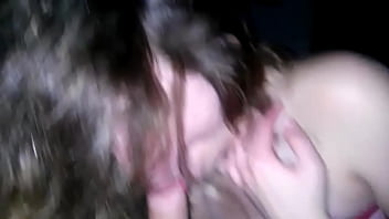Preview 4 of The Bus - Gf  loves my cock all the way down her throat