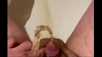 Preview 4 of Indin Desisex - Steamy piss outside and pee fountain in the shower