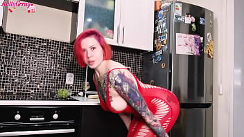 Preview 4 of Maria Ozawa Monster Tentacle - Hot Redhead Suck Banana and Fingering Pussy - Homemade