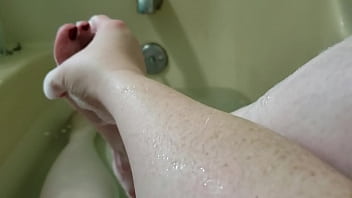 Preview 2 of Black Couple Sex Fantasy - Washing my pretty feet