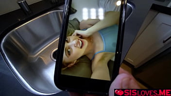 Preview 1 of Smol Boy Boy Sex - Chloe Cherry wants her stepbro to delete her video and suck him