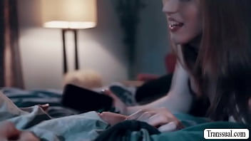 Preview 1 of Xxxpotm - Gorgeous blonde TS lets stepbro fuck her asshole