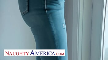 Preview 1 of Ferro Netwok - Naughty America - Hot Reagan Foxx fucks and sucks on young cock