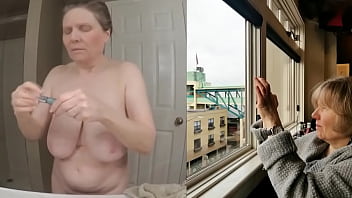 Preview 4 of Big Wide Hips Porn - Sexy Grandma Up Close and Personal