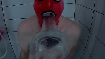 Preview 1 of Czech Masturbate - Sexy natural big tit blonde teen slut Kay Carter ride massive cock in her kitchen until she cums