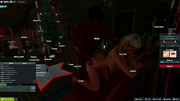 Preview 3 of Badgia Sax - 3dxchat | LoliVix | 36.1 | Me follan 3 n3gros en una caba&ntilde_a navide&ntilde_a